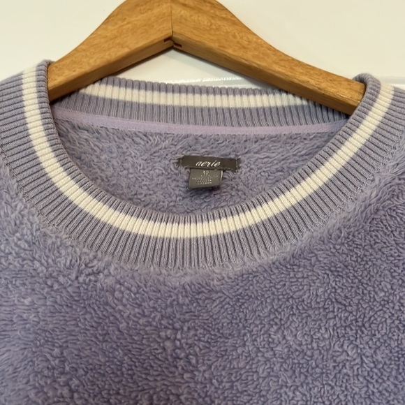 American Eagle Aerie Oversized Plush Sweatshirt - Picture 2 of 4